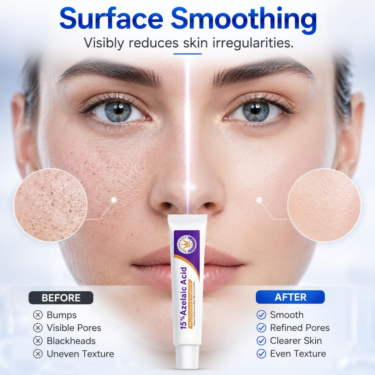 Aufdzceh cream in hand to show size and easy application