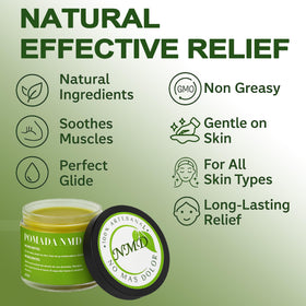 Aultink Pomada NMD being applied to hands for soothing hydration