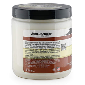 Aunt Jackie's being applied to natural curls demonstrating easier detangling