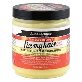 Aunt Jackie's front jar showing label and 15 oz size for repair