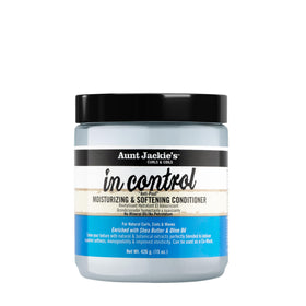 Aunt Jackie's front packaging showing brand and product benefits on shelf