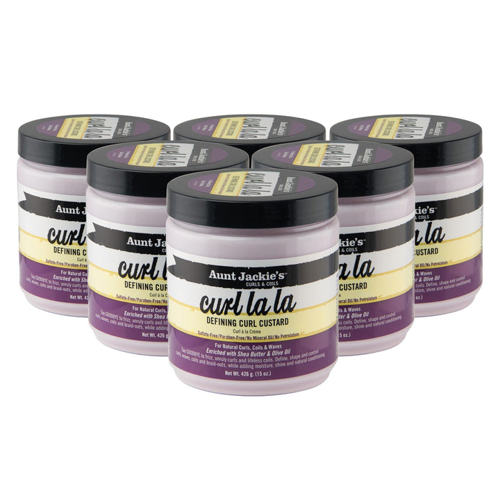 Aunt Jackie's front packaging showing 15 oz tub and label benefits