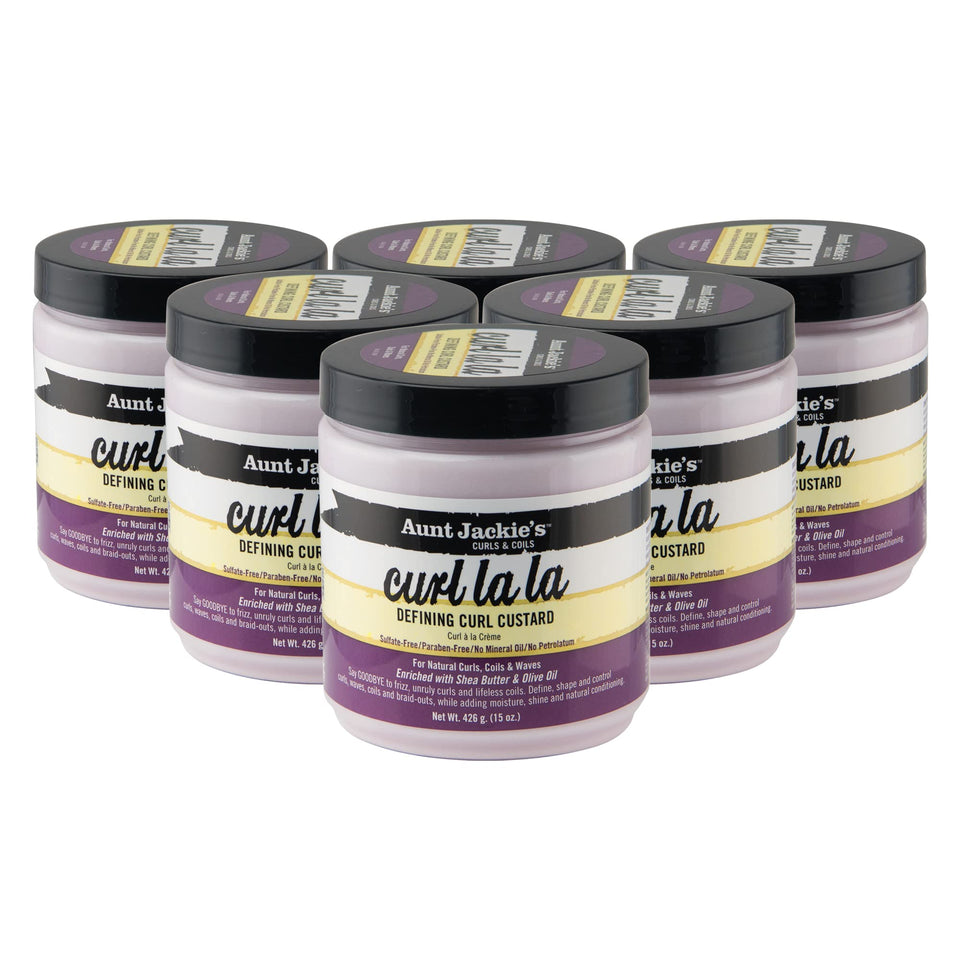 Aunt Jackie's front packaging showing 15 oz tub and label benefits