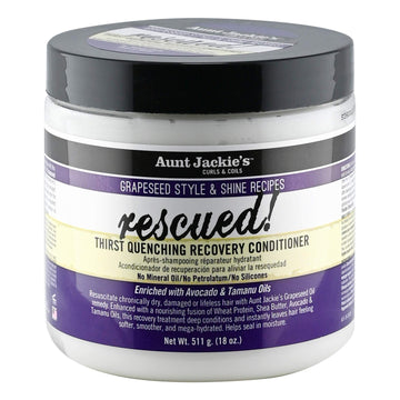 Aunt Jackie's front tub showing product and hydration benefits