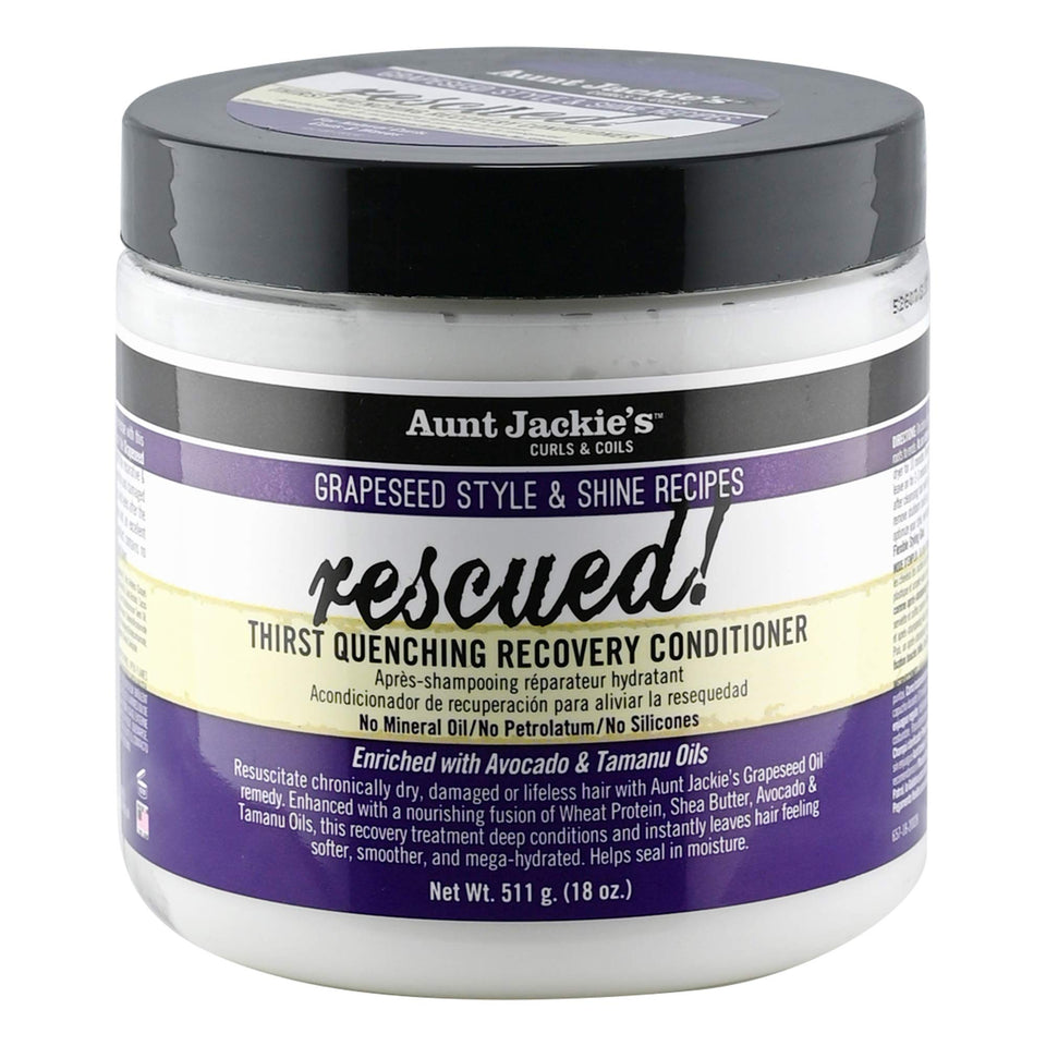 Aunt Jackie's front tub showing product and hydration benefits