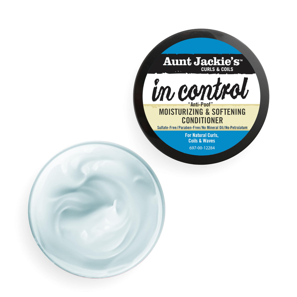 Aunt Jackie's ingredients trio shea butter olive oil keratin for softer hair