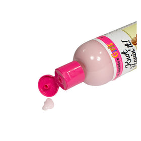 Aunt Jackie's bottle held in hand for size scale, demonstrating travel-friendly 12 oz