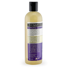 Close-up of Aunt Jackie's creamy lather texture demonstrating gentle yet effective cleansing