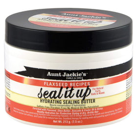 Aunt Jackie's front jar view showing product label and 7.5 oz size for clear identification and benefits