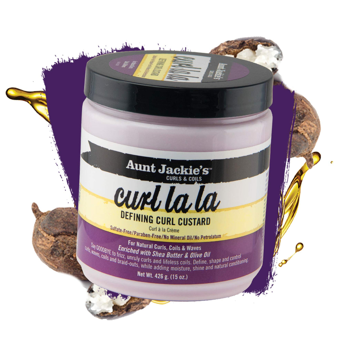 Aunt Jackie's custard texture close-up highlighting creamy consistency for smooth definition