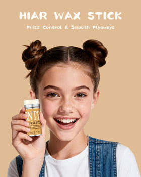 AUOOR hair wax stick and brushes smoothing flyaways