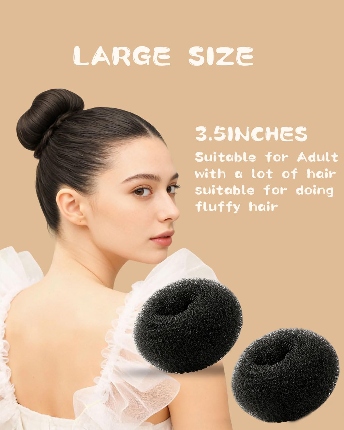 AUOOR small donut next to children's head showing fit