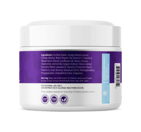 AURA VITAMINS cream vanishing into skin illustrating fast absorption benefit