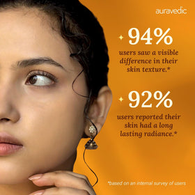 Auravedic product label and ingredients list showing transparency benefit