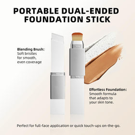 Auriscope open stick showing white balm texture and smooth glide for easy blending