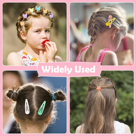 auroray child wearing accessories demonstrating cute, secure everyday hairstyles