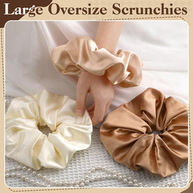 auroray scrunchies arranged to show color variety for styling options