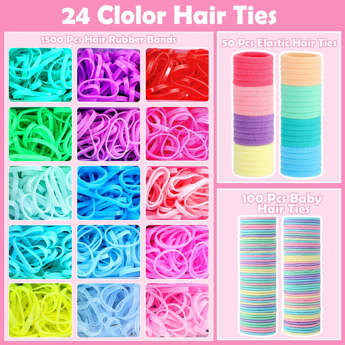 auroray cotton toddler ties closeup soft texture protects delicate hair