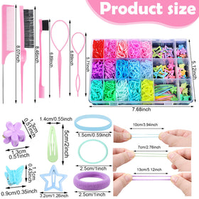 auroray elastic bands color array arranged by hue for fast matching