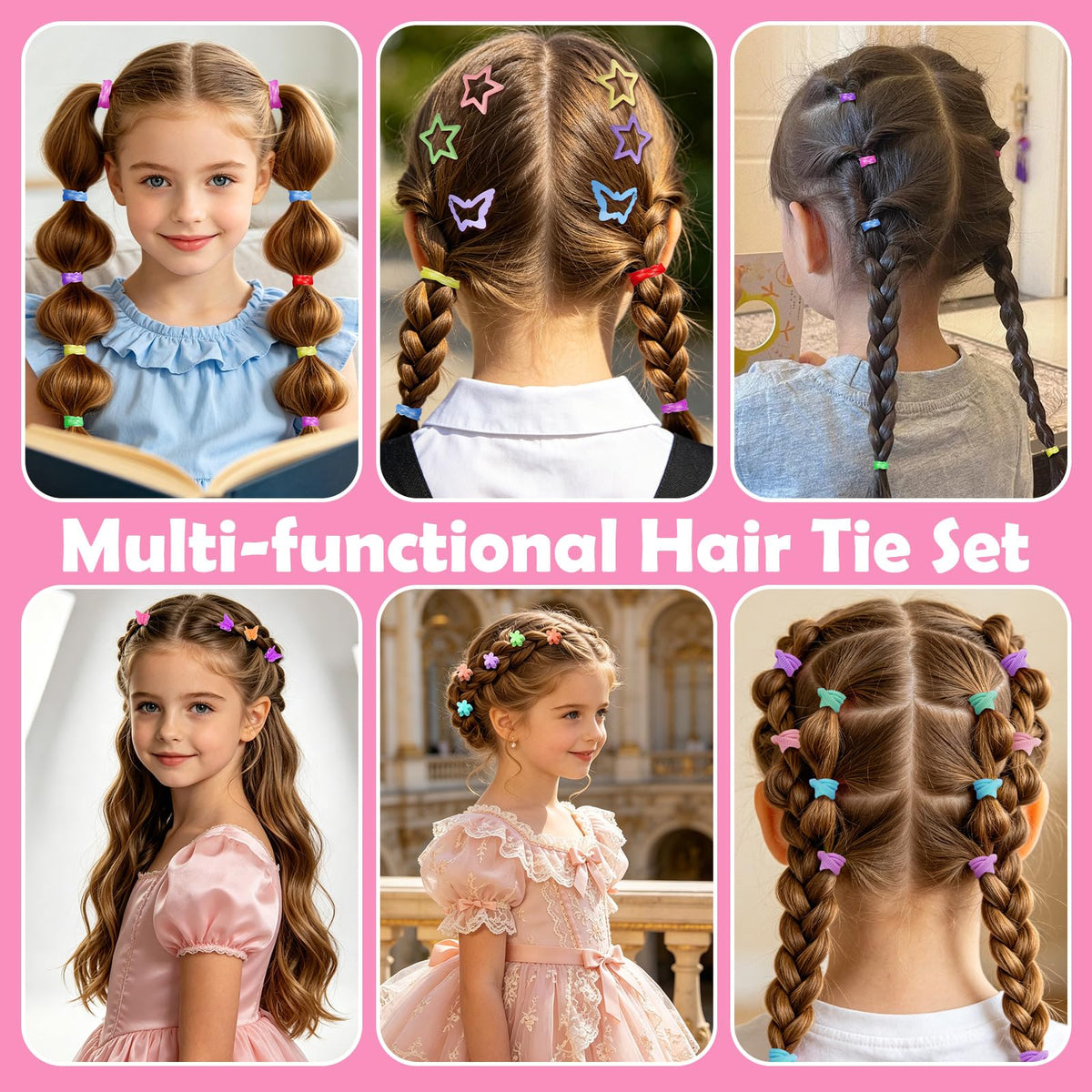 auroray in-use braiding demo child hairstyle made easier with included tools