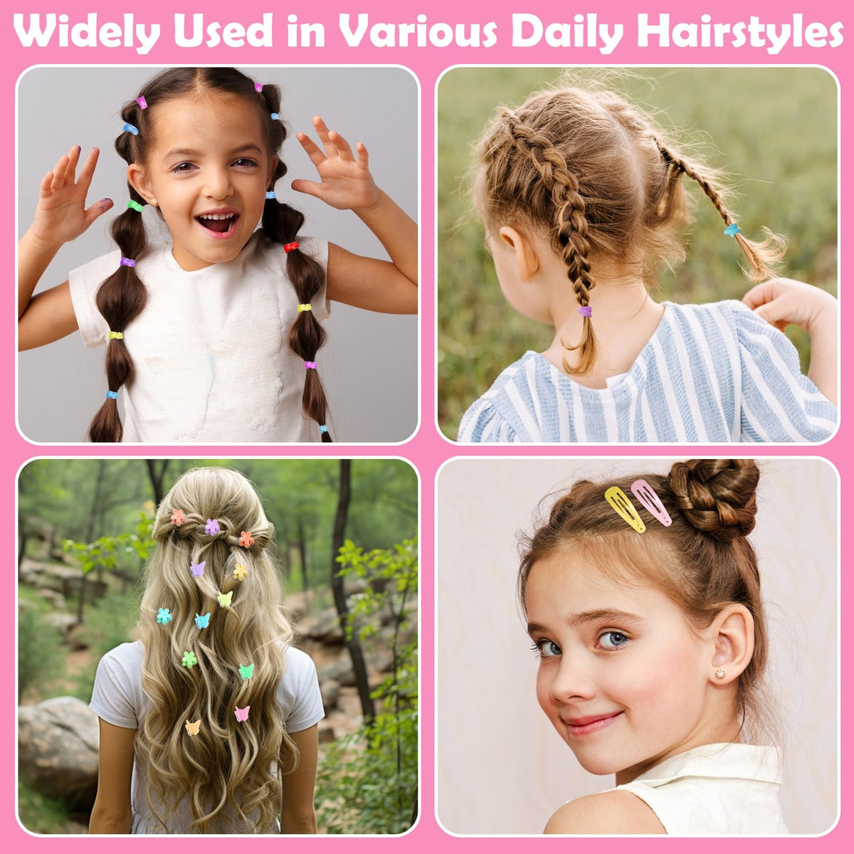 auroray in use pony tail style on a toddler demonstrating secure gentle hold
