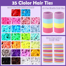 auroray seamless cotton hair ties detail highlighting softness and gentle scalp benefit