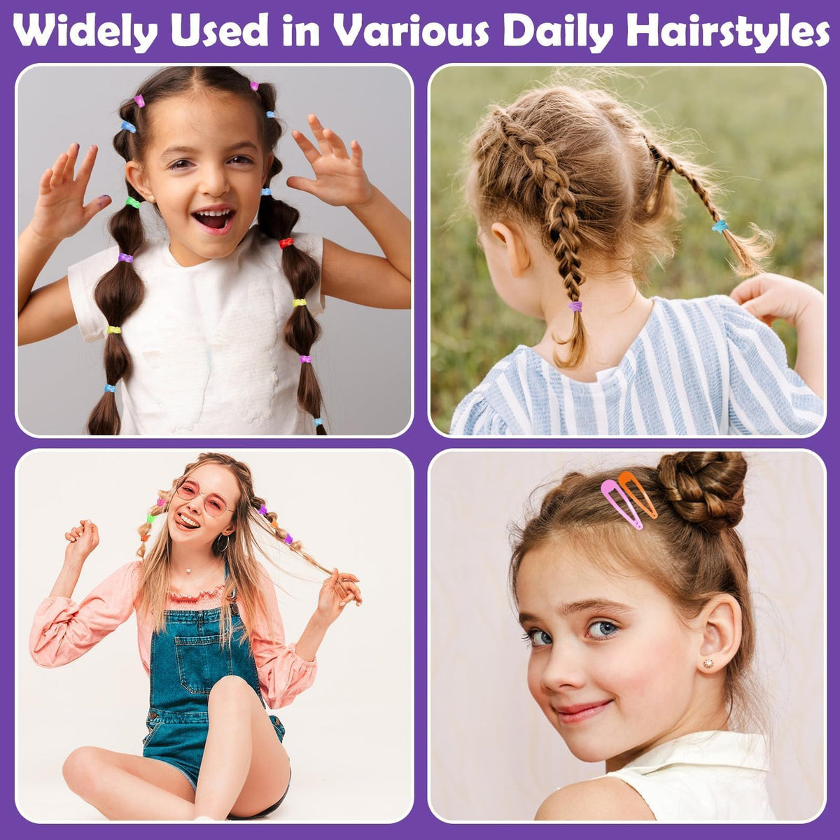 auroray styling tools laid out showing combs and loop tools for braids