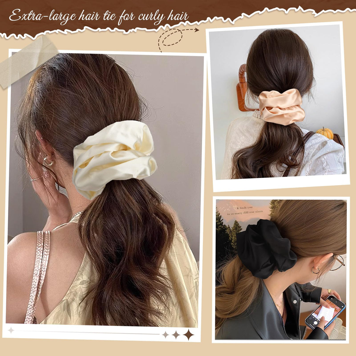 auroray scrunchie worn on wrist as accessory combining style and convenience