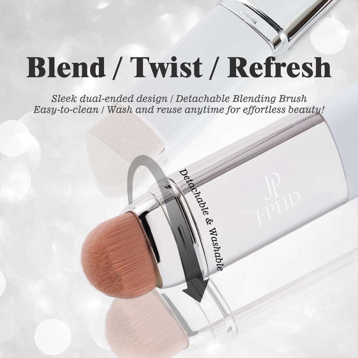 Aurovida color-changing swatch on skin, adaptive shade-matching benefit