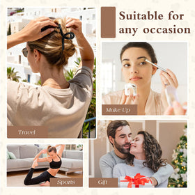 Auseibeely flatlay of six clips showing assortment ideal for gifting