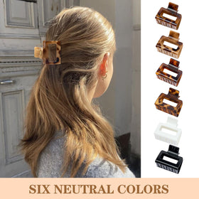 Auseibeely clips styled in a woman's half-up hair for quick everyday use
