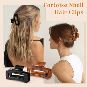 Auseibeely clip securing half-up hairstyle on woman, quick everyday styling benefit