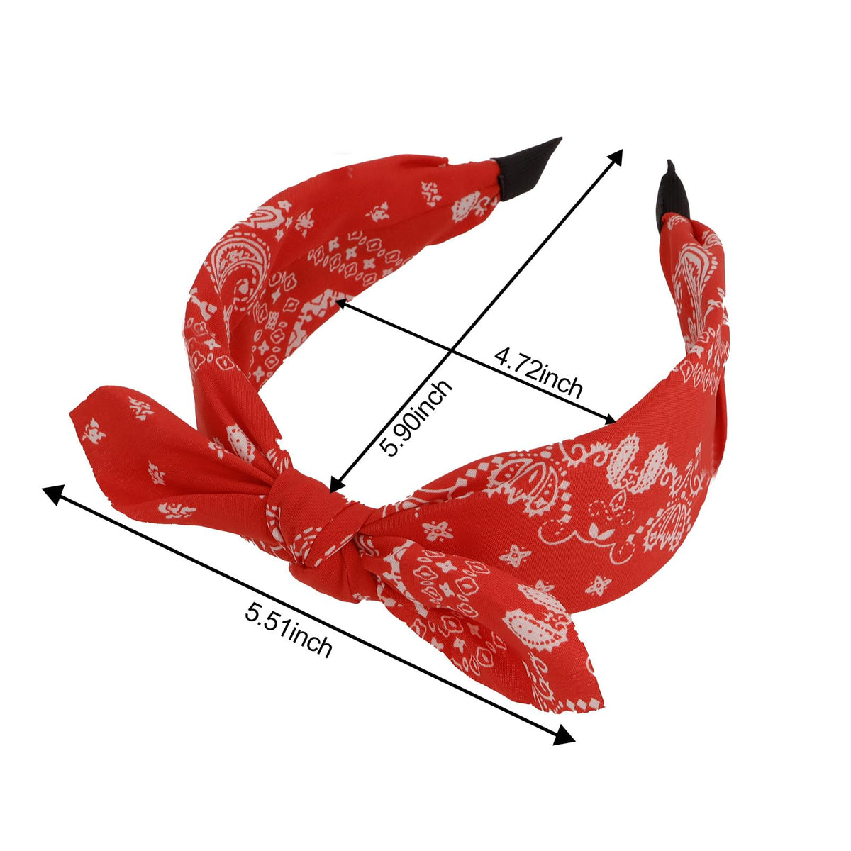 Aushamtai top-knotted bow detail highlighting secure, low-profile knot