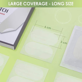 AUSLKA patch being applied during skincare routine for discreet protection