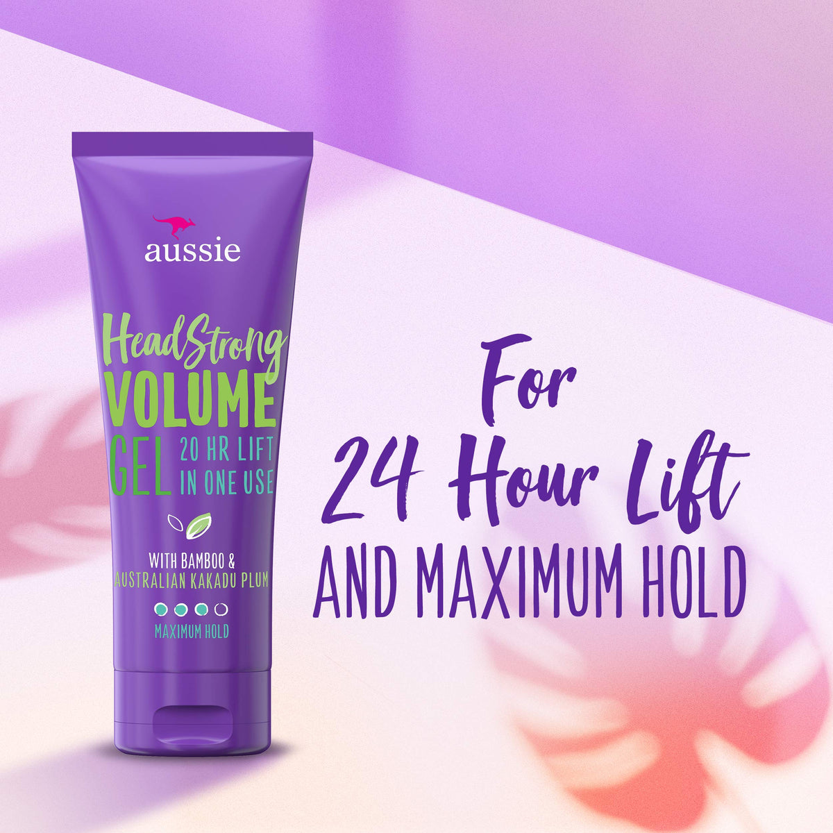 Aussie gel in hands demonstrating smooth application and easy workability