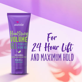 Aussie gel in hands demonstrating smooth application and easy workability