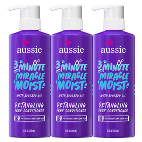Aussie front packaging triple pack showing three bottles and total volume