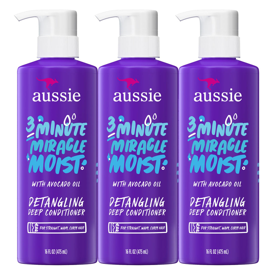 Aussie front packaging triple pack showing three bottles and total volume