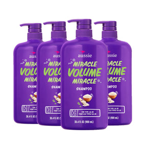 Aussie front packaging showing bottle and volume benefit