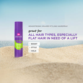Aussie Headstrong used on ponytail for lifted, fuller style result