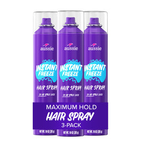 Aussie front packaging showing bold logo and product name for easy recognition