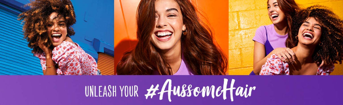 Conditioned hair ends after Aussie use showing softer, smoother look