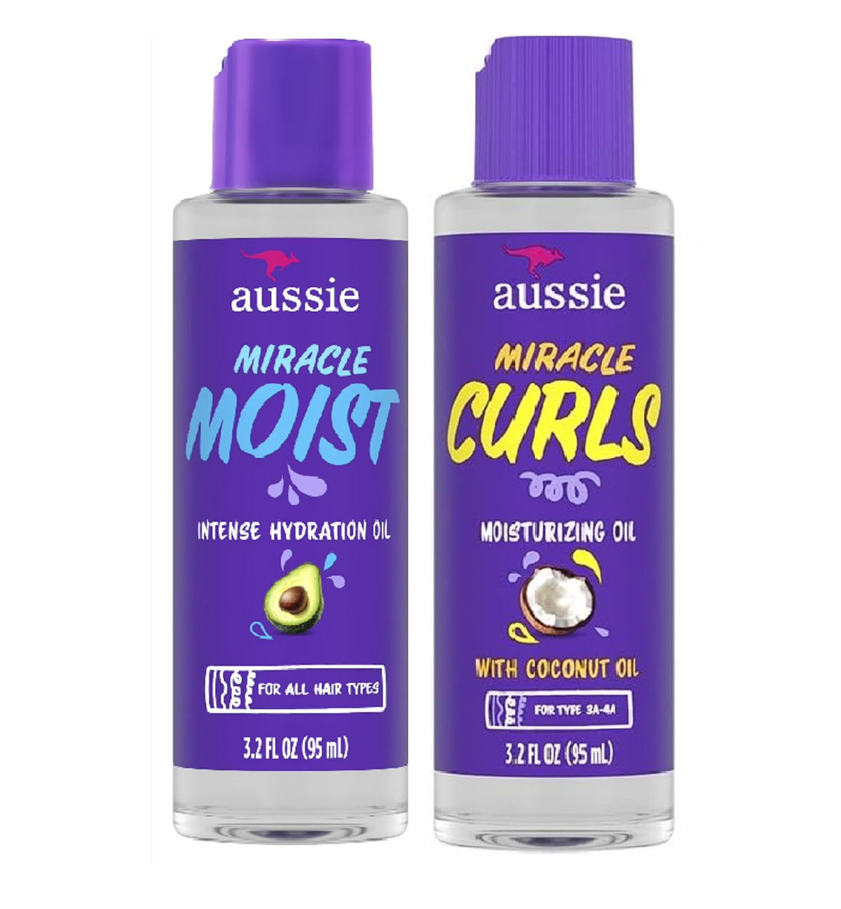 Aussie Miracle Moist front packaging showing product and benefits