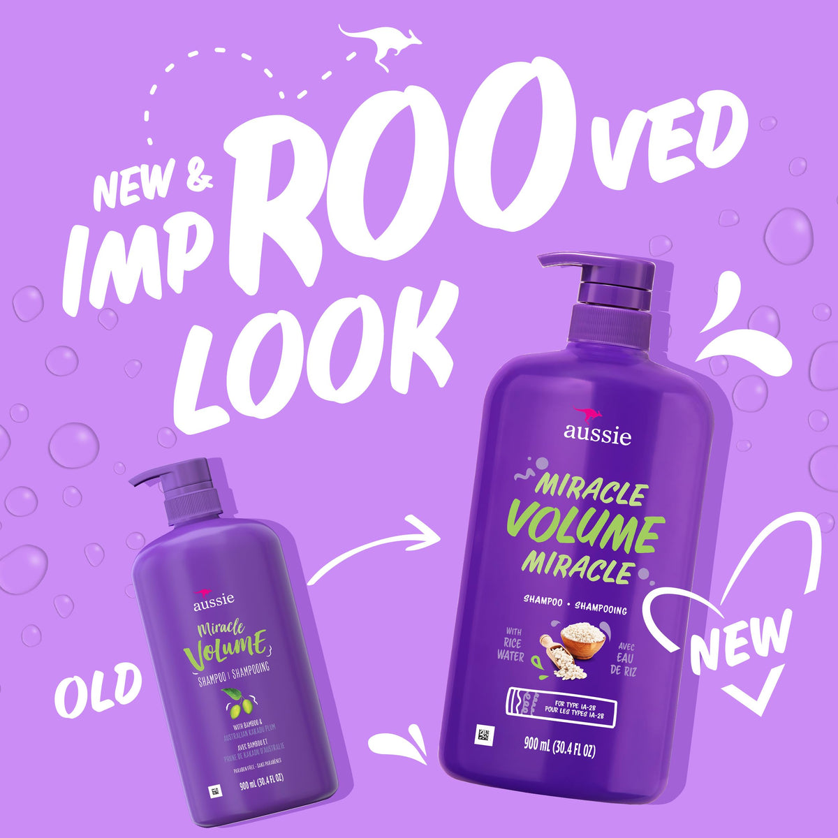 Aussie pump closeup dispensing shampoo for quick use