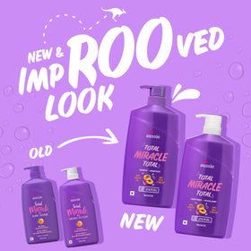 Aussie shampoo pump closeup demonstrating easy dispensing and gentle lather