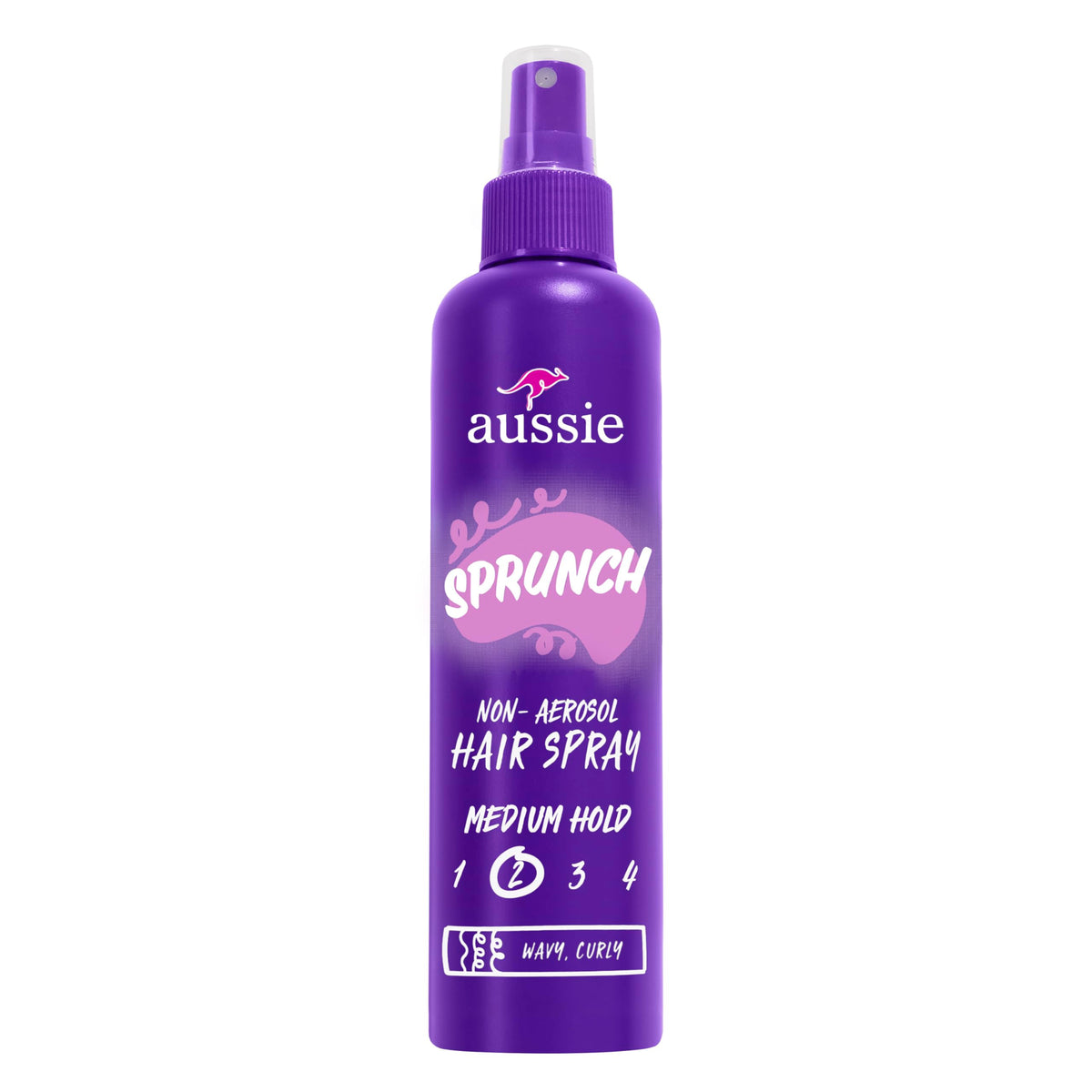 Aussie bottle front packaging showing product and pack size, ideal for travel