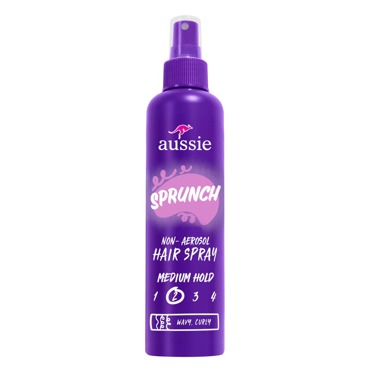Aussie bottle front packaging showing product and pack size, ideal for travel