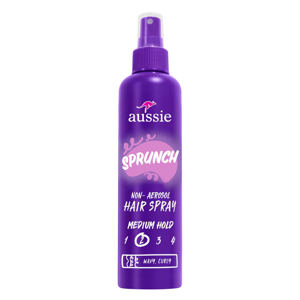 Aussie bottle front packaging showing product and pack size, ideal for travel