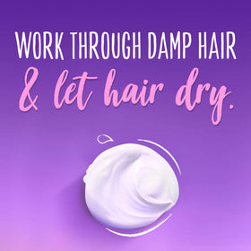Aussie mousse being applied to damp hair for instant styling hold