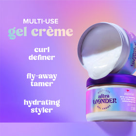 Aussie gel‑crème texture on fingertip showing creamy hold and moisturization